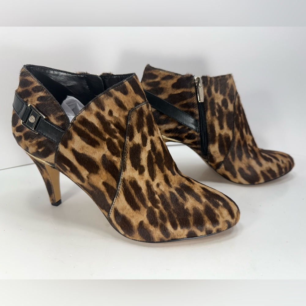 NEW - Vince Camuto Cow Hair Leopard Print Ankle Boots